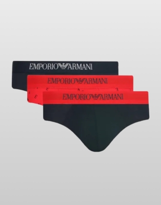 EMPORIO ARMANI UNDERWEAR СЛИПОВЕ 3БР.111624 3R722 gallery image 1