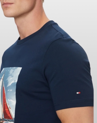 TOMMY HILFIGER ТЕНИСКА MW0MW38615 gallery image 3